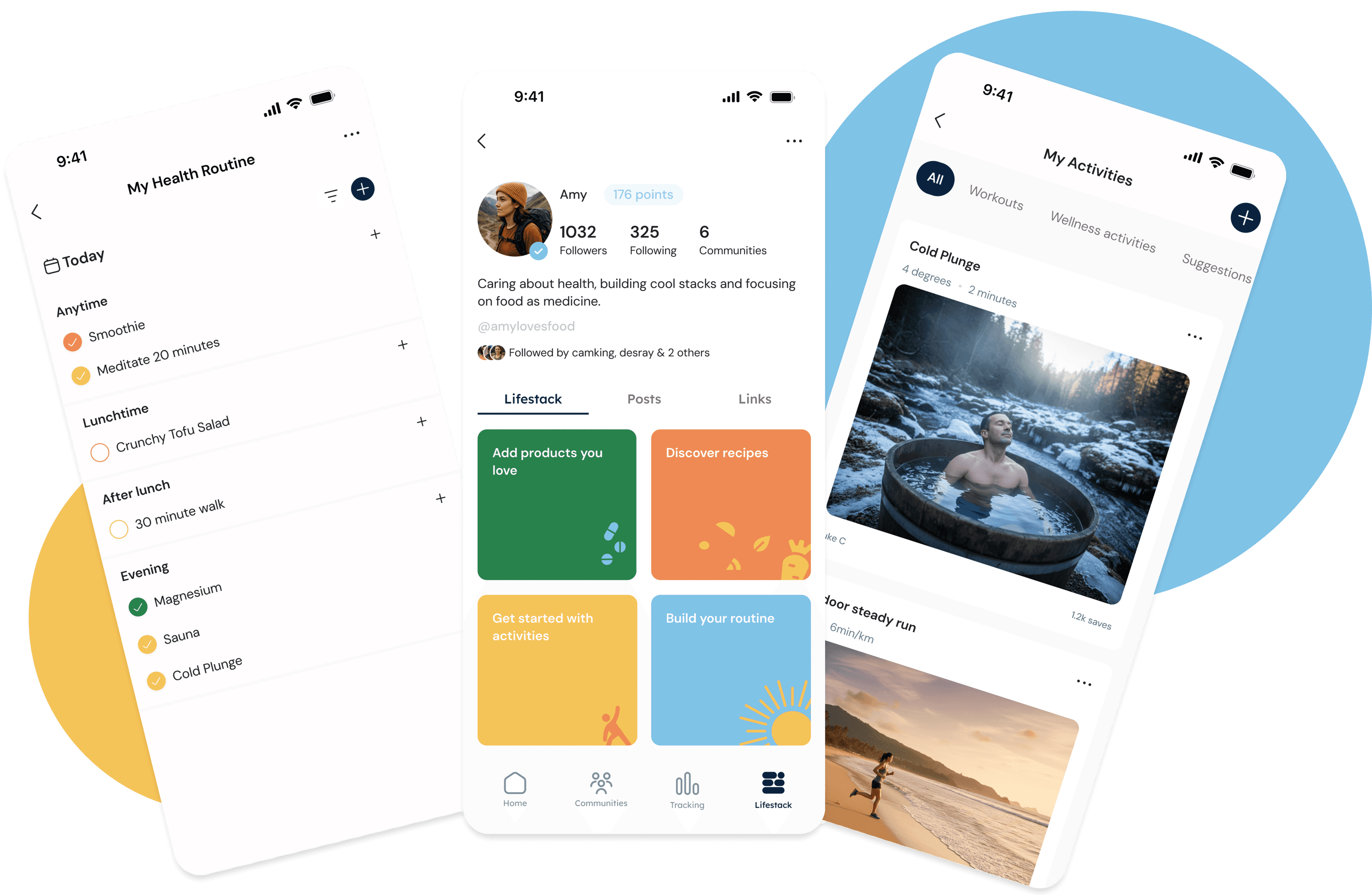 Lifestack app screenshots