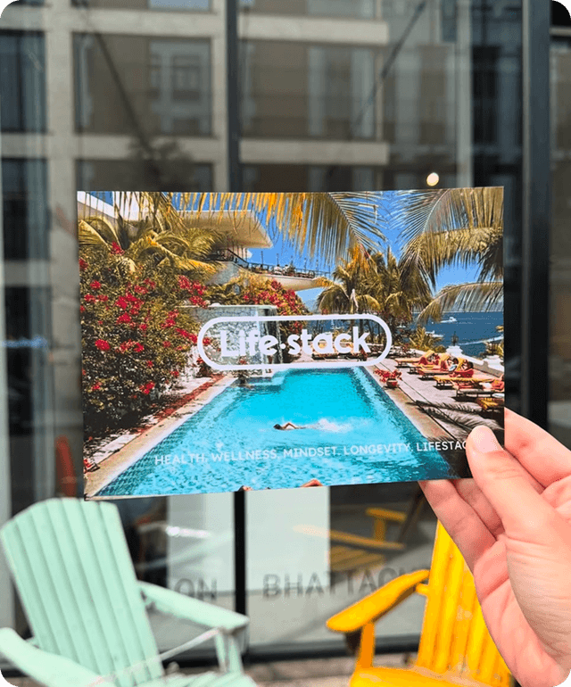 Lifestack postcard